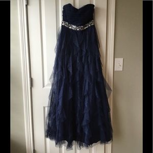 Teeze Me Strapless Prom Dress